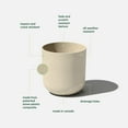 thumbnail image 4 of Veradek Mason Series Kona 10" Plastic-Stone Planter - Sand, 4 of 12