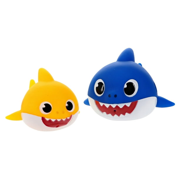 Bath Squirters Ginsey Pinkfong Baby Shark y Daddy Shark, paquete de 2
