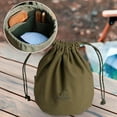 thumbnail image 4 of Almencla Canvas Drawstring Bag Cookware chen Durable pour la Pêche Escalade Vert Vert Petit, 4 of 8
