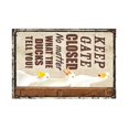 thumbnail image 2 of Letrero de metal de aluminio con diseño de pato, decoración de pared vintage para el hogar, dormitorio, bar, restaurante, cafetería, club, 30 x 20 cm, 2 of 4