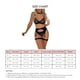 thumbnail image 5 of Conjunto de sujetador de malla conjunto de bragas de sujetador de malla liguero ajustable tirantes finos bandas para muslo con aros juego de 6 piezas para mujer para luna de ANGGREK  Otros, 5 of 7