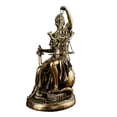 thumbnail image 1 of Escultura nórdica vintage de resina de la diosa de la justicia, 26,5 cm, 1 of 2