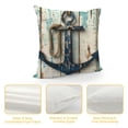 thumbnail image 4 of Hello Summer Throw Pillow Sailboat Throw Nautical Coastal and Vintage Beach Wooden Plank Pillowcase Decorative Pillowcase for Home Bed Couch Sofa Car, 4 of 5