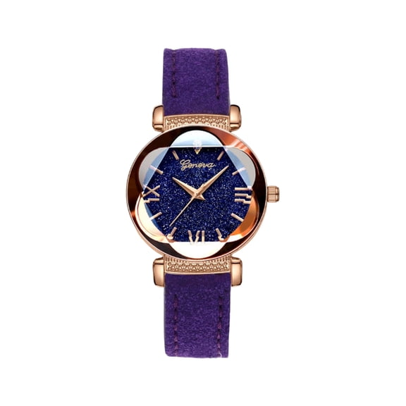 Resicozy Womens Watches Classic Quartz Watch with Leather Strap Vintage Small Face Round Watches Birthday Gift for Ladies 2026 Deep Blue