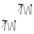 thumbnail image 1 of Qarigey Muletas Trekking Muletas plegables Bastones para caminar Accesorios de senderismo a prueba de golpes Stick Running Trail Canes Silver Blanco plateado 2Conjunto, 1 of 6