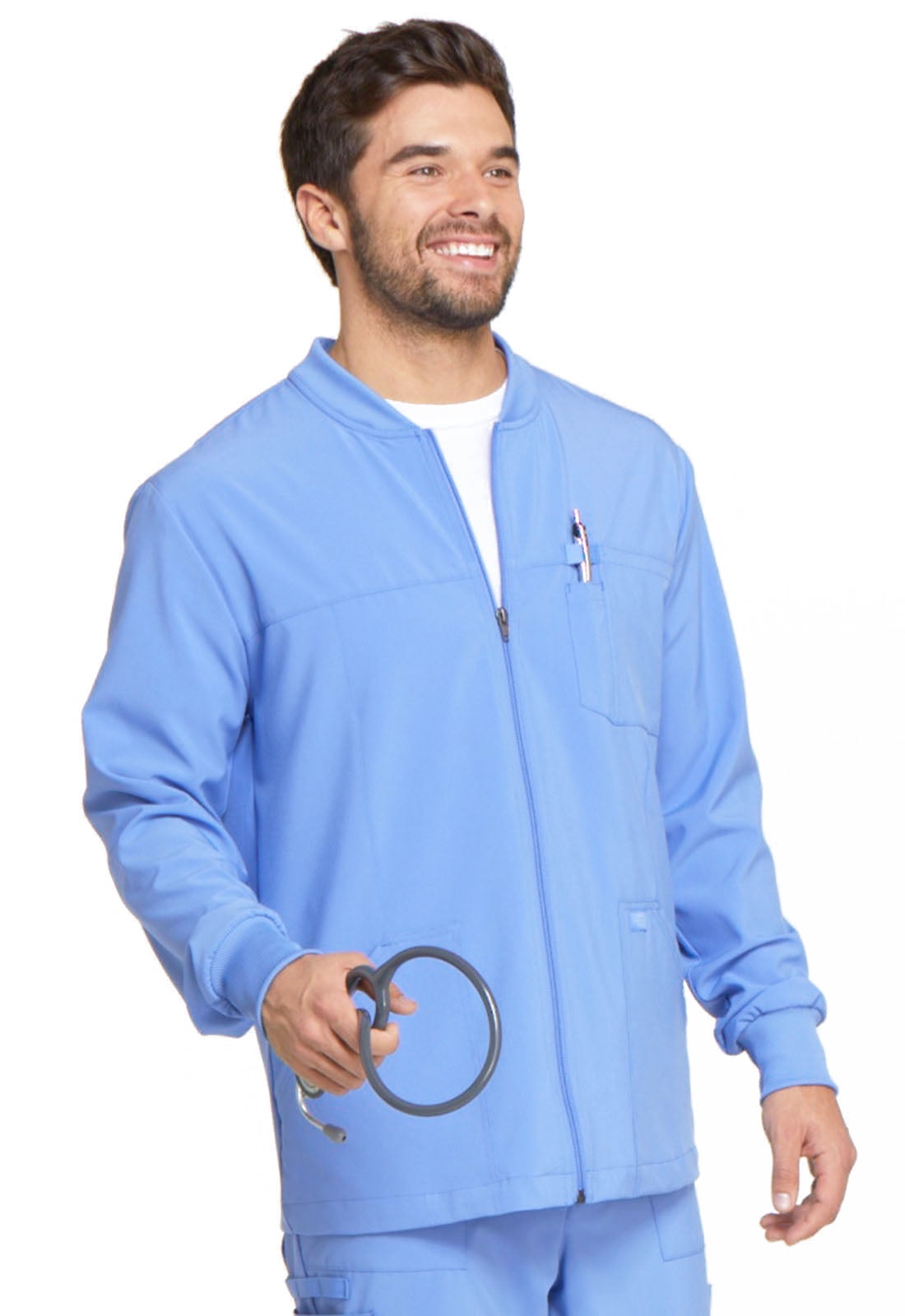 Dickies EDS Essentials Men Warm Up Scrubs Jacket Zip Front DK320 