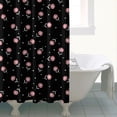 thumbnail image 4 of Pioneer Flower Floral Print Pattern Shower Curtain 72"x72", Bathroom Decorative Shower Curtain Set with 12 Hooks, Waterproof Washable, 4 of 6