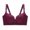 Wine Red, variant on Clearance Sale 2025 Bra Women's Sexy And Comfortable Large Breathable Thick And Thin Back No Steel Ring Uphold Gathering Bra