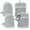 Grey, variant on Casa Platino Oven Mitts & Pot Holders Set - 4 Pack, Heat Resistant Silicone Mini Mittens & Hot Pads for Baking, Grilling, BBQ, Microwave. Machine Washable - Grey