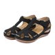 thumbnail image 5 of Sandalias de punta redonda con hueco en el tobillo cómodas para mujer y niña, zapatos de suela blanda Wmkox8yii nm1839, 5 of 6