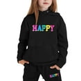 thumbnail image 4 of Jamsmile Toddler Girls Outfits Sets Sports Suits Letters Print Hoodies And Sweatpants 2 Pieces Tracksuit Sets, 4 of 4