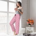 thumbnail image 5 of Rateoe pink argyle Pattern Women’s Ultra-Soft Comfy Pajama Lounge Pants Sleepwear,Comfortable Lounge Wear,lightweight Pajamas, Casual Home Wear-Large, 5 of 6