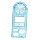 thumbnail image 4 of Regla geométrica multifuncional, suministros de papelería, plantillas, matemáticas, dibujo azul alto, 4 of 5