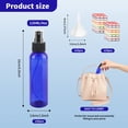 thumbnail image 2 of Botellas de aerosol YEUIKERR de plástico azul de 120 ml con embudos y etiquetas, 2 of 9