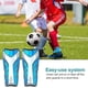 thumbnail image 2 of Espinilleras de fútbol para niños, espinilleras para adolescentes, protección de tobillo para espinilleras de fútbol, 2 of 5