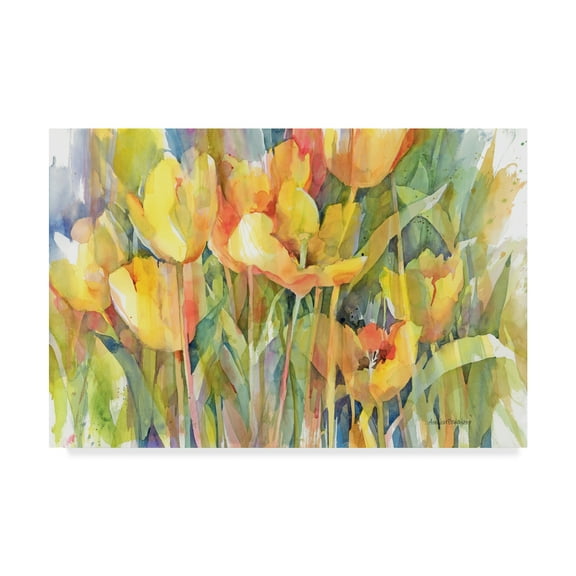 Trademark Fine Art 'Golden Group' Canvas Art by Annelein Beukenkamp