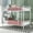 White, variant on Contemporary Iron Full Over Full Bunk Bed / Matches Well with Home Decor