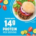 thumbnail image 2 of Nutrisystem High Protein Classic Beef Hamburgers, Frozen, 14g of Protein, 10 Count, 2 of 6