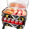 thumbnail image 5 of Owt Double Layered Insulated Lunch Bag with Two Compartments, Large Capacity, Hand Carry, 7.1x11.4x16.1 Inches, Refrigerated Meal Bag, 5 of 6