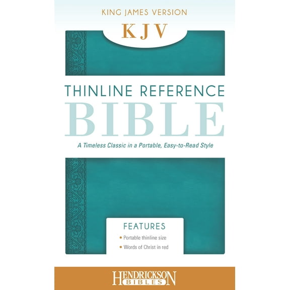 Kjv Thinline Reference Bible-Aquamarine Flexisoft