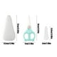 thumbnail image 3 of Tijeras de cerámica portátiles para niños con funda de seguridad | Cuchillas seguras sin afilar para uso en alimentos y cocina | Fáciles de limpiar y ligeras | Rosa, azul y blanco, 3 of 6