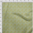 thumbnail image 4 of oneOone Polyester Spandex Light Green Fabric Floral Retro Sewing Craft Projects Fabric Prints By Yard 56 Inch Wide, 4 of 5