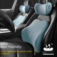 thumbnail image 3 of Reposacabezas de coche, cojín lumbar de espuma viscoelástica para coche, cojín lumbar, respaldo, almohada lumbar, almohada para el cuello del coche, 3 of 4