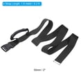 thumbnail image 2 of Unique Bargains Carrying Strap with Handle, Adjustable Nylon Belt for Moving Boxes Grocery Luggage, Black, 2 of 5