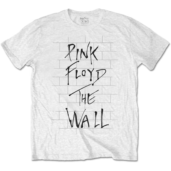 Men's Pink Floyd The Wall & Logo T-shirt Small White