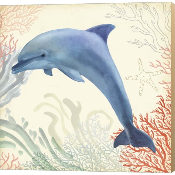 Underwater Whimsy II by Victoria Borges, Canvas Wall Art, 24W x 24H