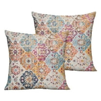 Outdoor Throw Pillow Covers 20x20 Inch Waterproof Spring Summer Abstract Contemporary Outdoor Pillow Covers for Patio Funiture Garden Couch