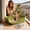 Green, variant on Dvkptbk dog bed Extra Large Semi-Enclosed Litter Box High Sides Splashing Low Entry Senior Litter Pen for Geriatric Cats Clean Open Top Kitty