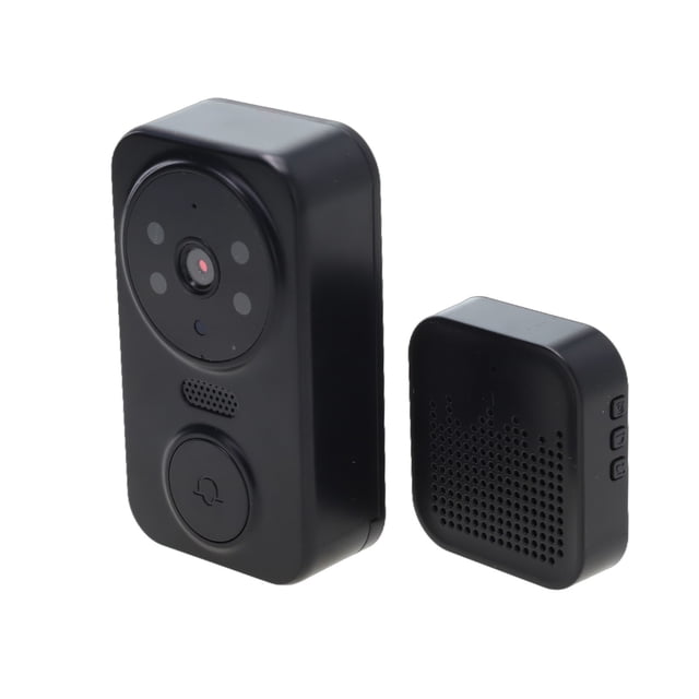 Pour Sonnette Vidéo Intelligente Sans Fil avec Télécommande et Audio Bidirectionnel, Intercom Vocal Wi‐Fi