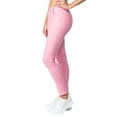 thumbnail image 2 of Women's Stretchy Slim Jeggings with 5 Pockets Cotton Blend, Light Pink Small, 2 of 3