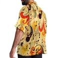 thumbnail image 3 of Note Men's Short Sleeve Button Down Spread Collar Beach Shirts, 3 of 6