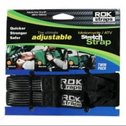 ROK Straps Strap-it Cruiser 2-pk Tie Downs 18-54 Motorcycle Adjustable Straps