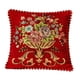 thumbnail image 5 of Funda de Almohada Macarena Cuadrada 48x48cm Estampado Floral Rojo, 5 of 8