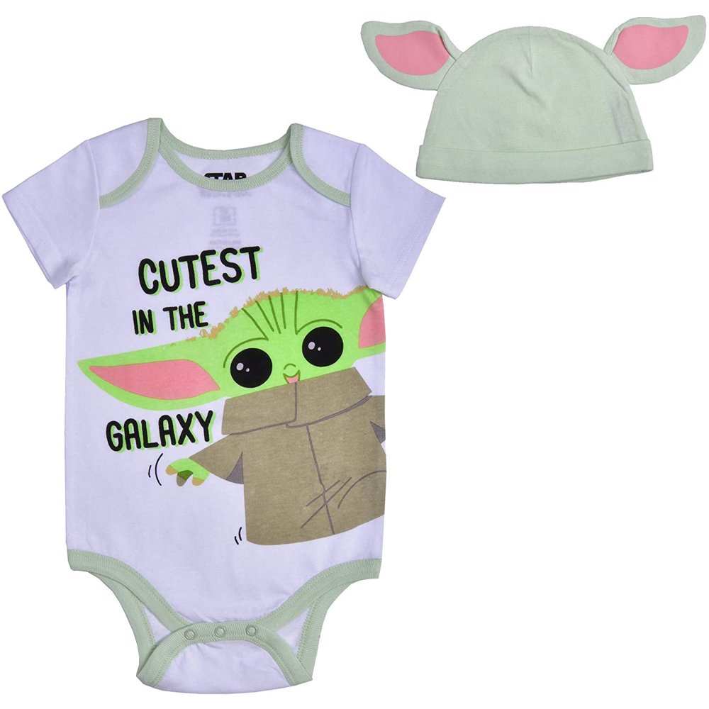 Children's Apparel Disney Star Wars Short Sleeve Onesie with Cap