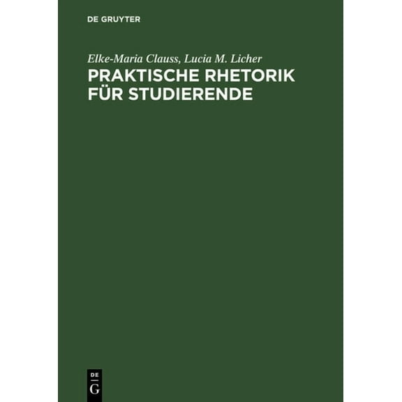 Praktische Rhetorik für Studierende, (Hardcover)