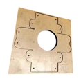 thumbnail image 1 of Caja de pañuelos de madera, troquel de corte, cortador de cuero, suministros de artesanía de cuero sólido, herramienta de fabricación de artesanías de, 1 of 9