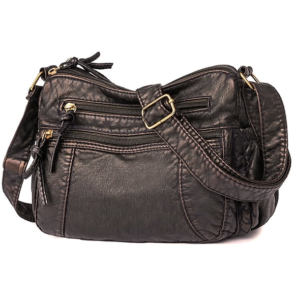 SIMDOO Crossbody Bags for Women,Retro Denim Bag,Ladies Leather Purses and Handbags,Fashion Shoulder Bag Hobo Bag Pocketbooks,Blue