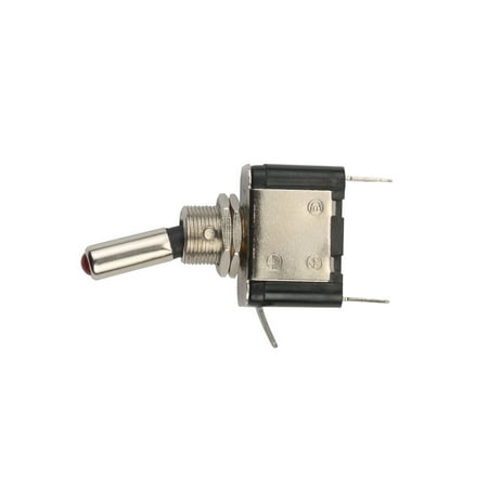 DZT1968 12V 20A LED Light Rocker Toggle Switch SPST ON/OFF Car Truck Boat