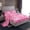 Pink C, variant on Manfei P Bow Starry Twin 3-Piece Reversible Cartoon Monogram Sheet Set