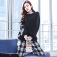 thumbnail image 1 of Pijamas de algodón puro de primavera y otoño, pantalones de manga larga para mujer, ropa de casa, traje, ropa de abrigo sencilla, pijamas de estilo coreano para mujer, 1 of 5