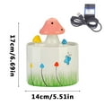 PBAZIH Smart Ceramic Agaric Pet Water Dispenser Outdoor Automatic