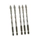 thumbnail image 5 of Juego de brocas excéntricas de cuatro flautas para el hogar, brocas resistentes y versátiles, vástago hexagonal para Metal, 5 uds., 5 of 9