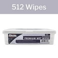 thumbnail image 2 of Dukal Premium Alcohol-Free Wet Wipes, Durable, 9 in x 13 in, 64 Count, 8 Packs, 512 Total, 2 of 4