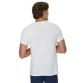 thumbnail image 3 of Men's Hanes 7880W6 Premium Cotton White V-Neck T-Shirts - 6 Pack (White 2XL), 3 of 4