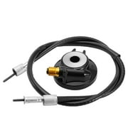 LIZEALUCKY 12mm Speedometer Drive Gear with Cable Scooter Speedometer Drive Gear Tachometer Roller for GY6 50cc 150cc Scooter Parts