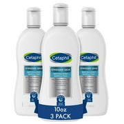 Cetaphil Restoraderm Soothing Wash, 10 Floz Pack Of 3, Soothes Dry, Stressed Skin, Hypoallergenic, Soap & Paraben Free, National Eczema Association Endorsed, Dermatologist Recommended